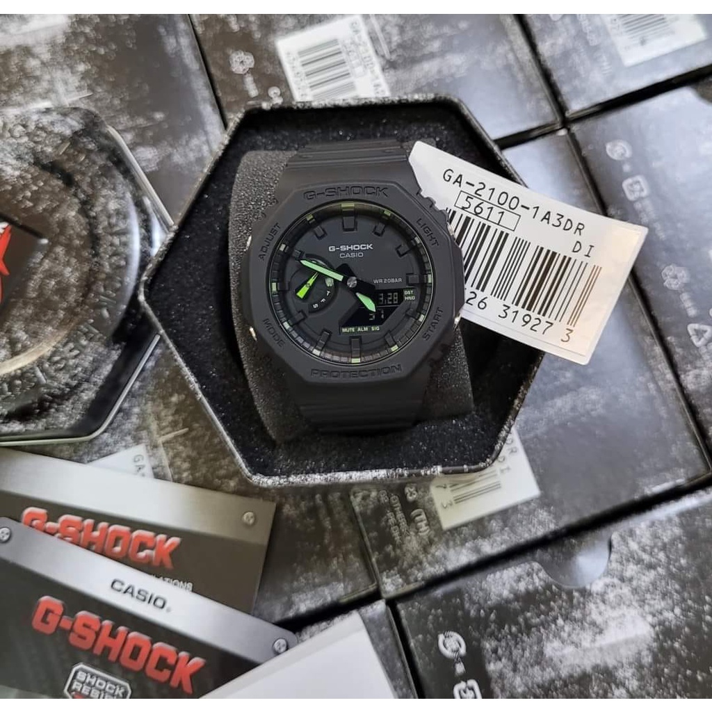 Đồng hồ nam G-Shock Casio Anh Khuê bảo hành 5 năm GA-2100 GA-2100-1A3DR