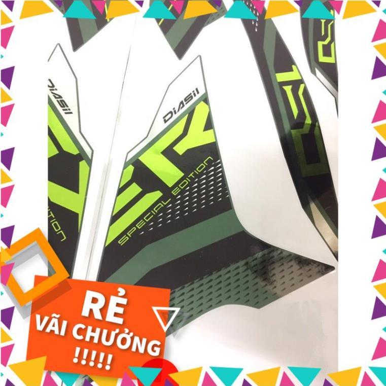 Tem Rời CROM Exciter 150 mẫu 2021 xanh lá siêu hot