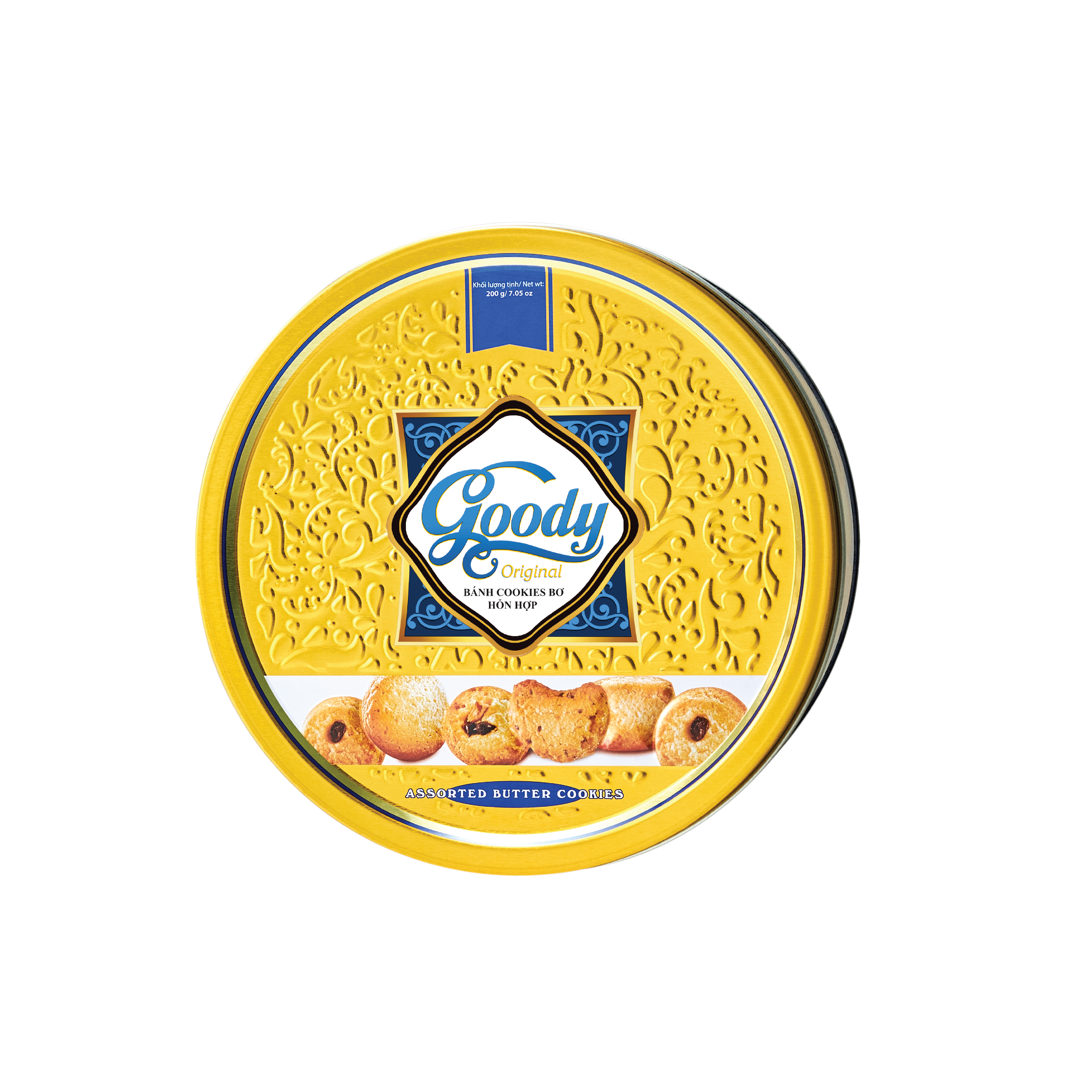 Bánh Goody Cao Cấp Bibica hộp thiếc 200g