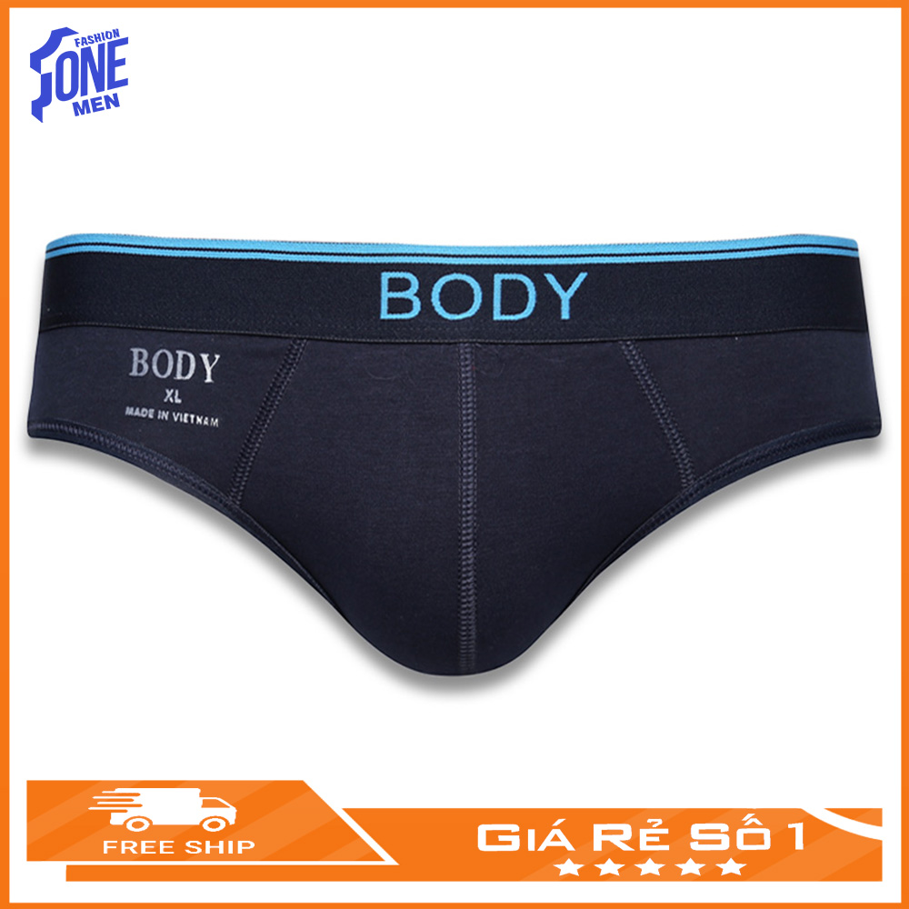 Combo 4 Quần Lót Tam Giác Nam BODY - Sịp Nam Tam Giác Thun Lạnh Co Giãn 4 Chiều Mềm Mại Thoáng Mát, Thấm Hút Mồ Hôi Khử Mùi Cơ Thể Cục Tốt