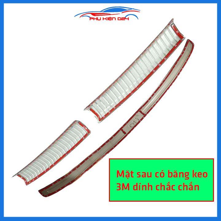 Ốp chống trầy cốp Grand I10 Hatchback inox sáng bóng bảo vệ xe chống va đập