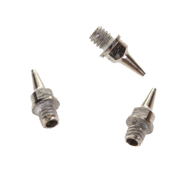 Stainless Steel 5pcs 0.3mm Airbrush Needle & 5pcs 0.2mm Nozzle