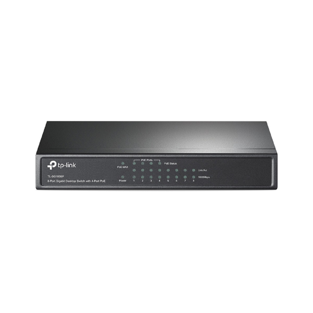 Switch TP-Link TL-SG1008P (Gigabit (1000Mbps)/ 8 Cổng/ 4 Cổng PoE/ Vỏ Thép)-hàng chính hãng