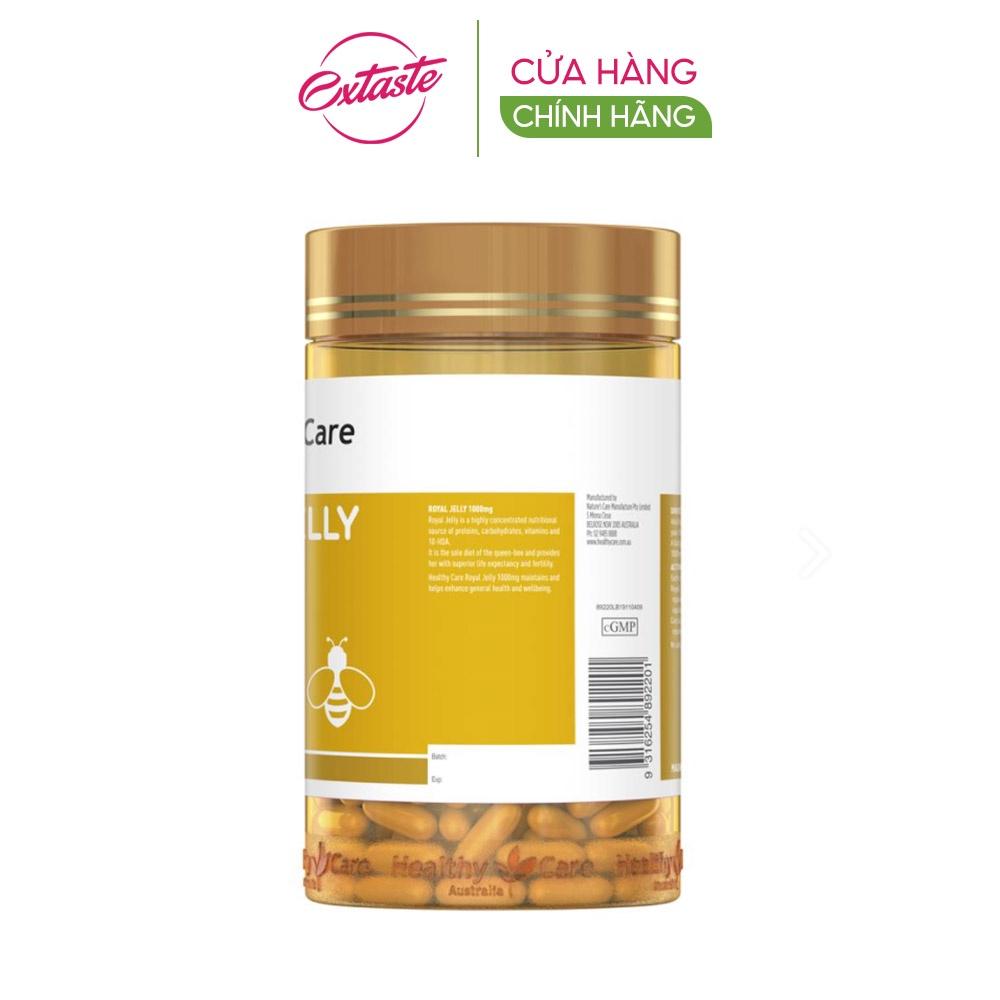Sữa ong chúa Healthy Care Royal Jelly 1000mg 365 viên chống lão hóa tăng hormone nữ