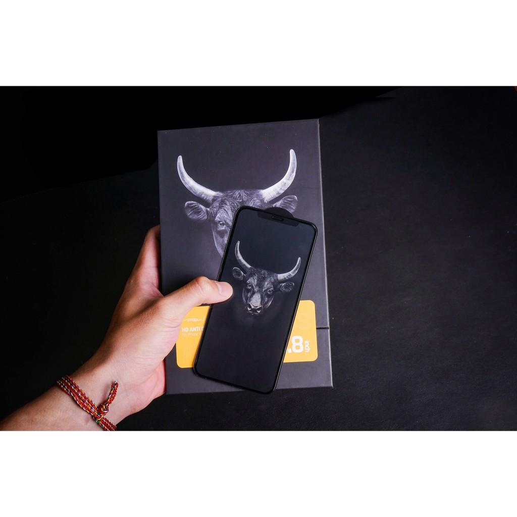 MIẾNG DÁN CHỐNG NHÌN TRỘM MIPOW KINGBULL ANTI-SPY PREMIUM HD CHO IPHONE 12/12PRO/12PROMAX - Hàng Chính Hãng