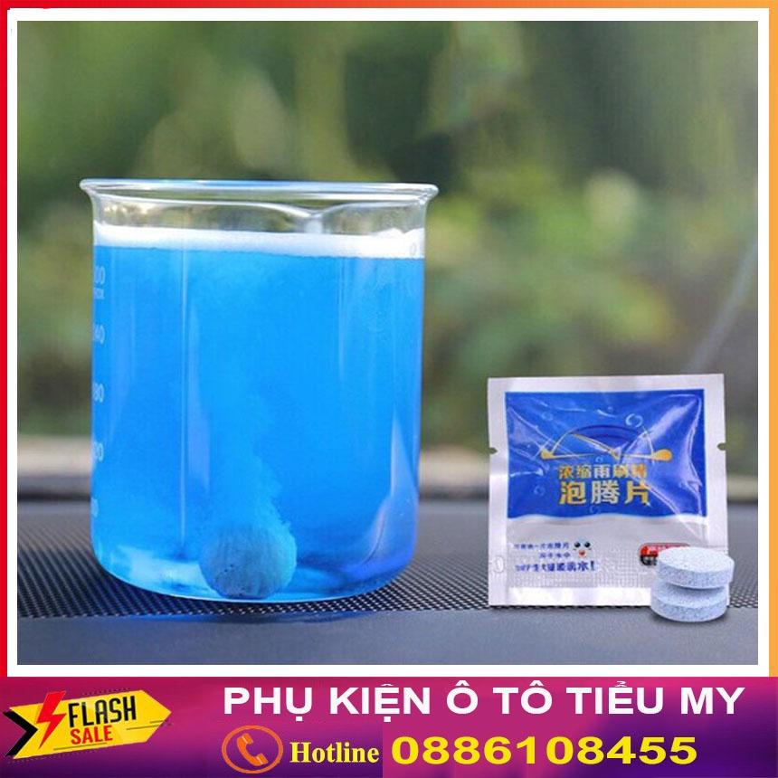 Combo 5 Viên sủi rửa kính xe ô tô chuyên dụng , viên sủi nén 1 viên pha với 4 lít nước