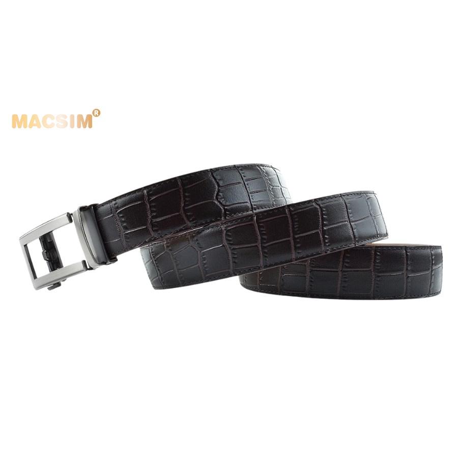 Thắt lưng nam da thật cao cấp nhãn hiệu Macsim tw010