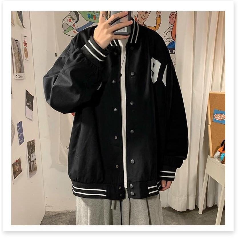 ÁO KHOÁC DÙ NAM BOMBER NAM FORM RỘNG
