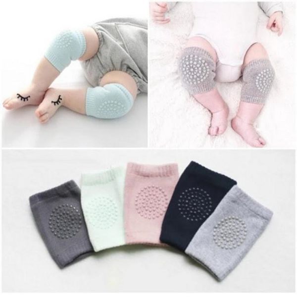 Combo 2 đôi vớ chống trượt, bảo vệ đầu gối bé khi tập bò - 12x7cm