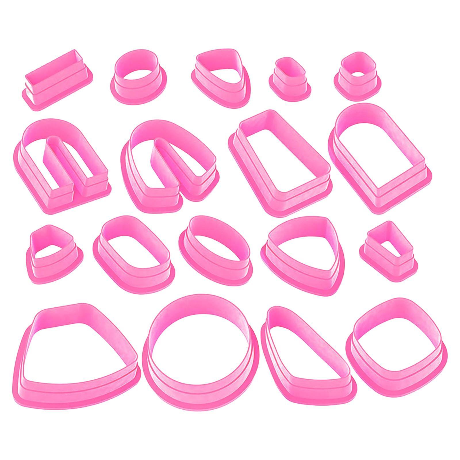 18Pcs Polymer Clay Cutters Polymer Clay Jewelry Different Shapes Clay Cutting Tools