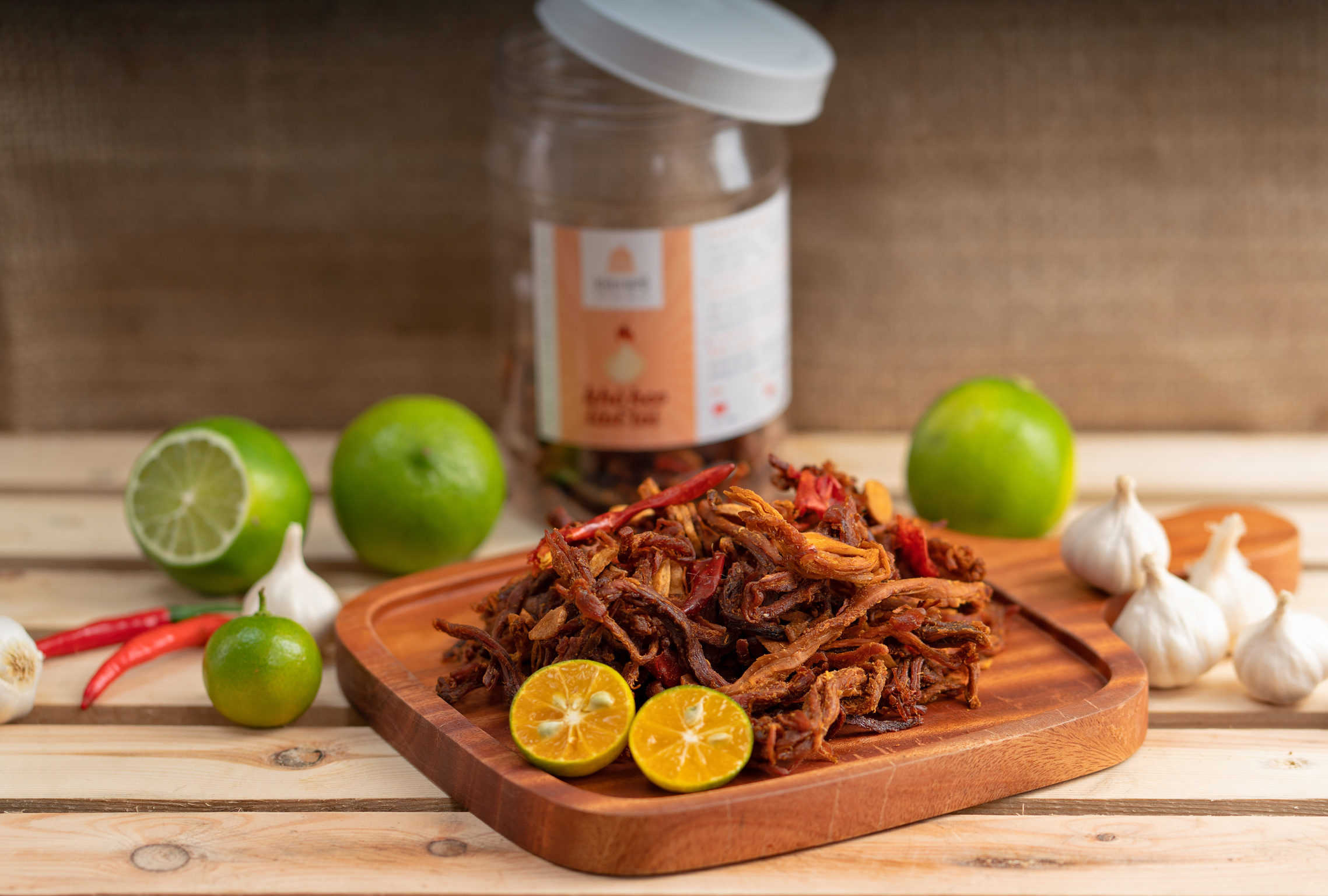 KHÔ HEO 120gr | KHA GỒ | Khô Heo Lăn Tỏi, Ăn Vặt Văn Phòng, Du lịch, Tết, Tặng quà, Đặc sản Sài Gòn