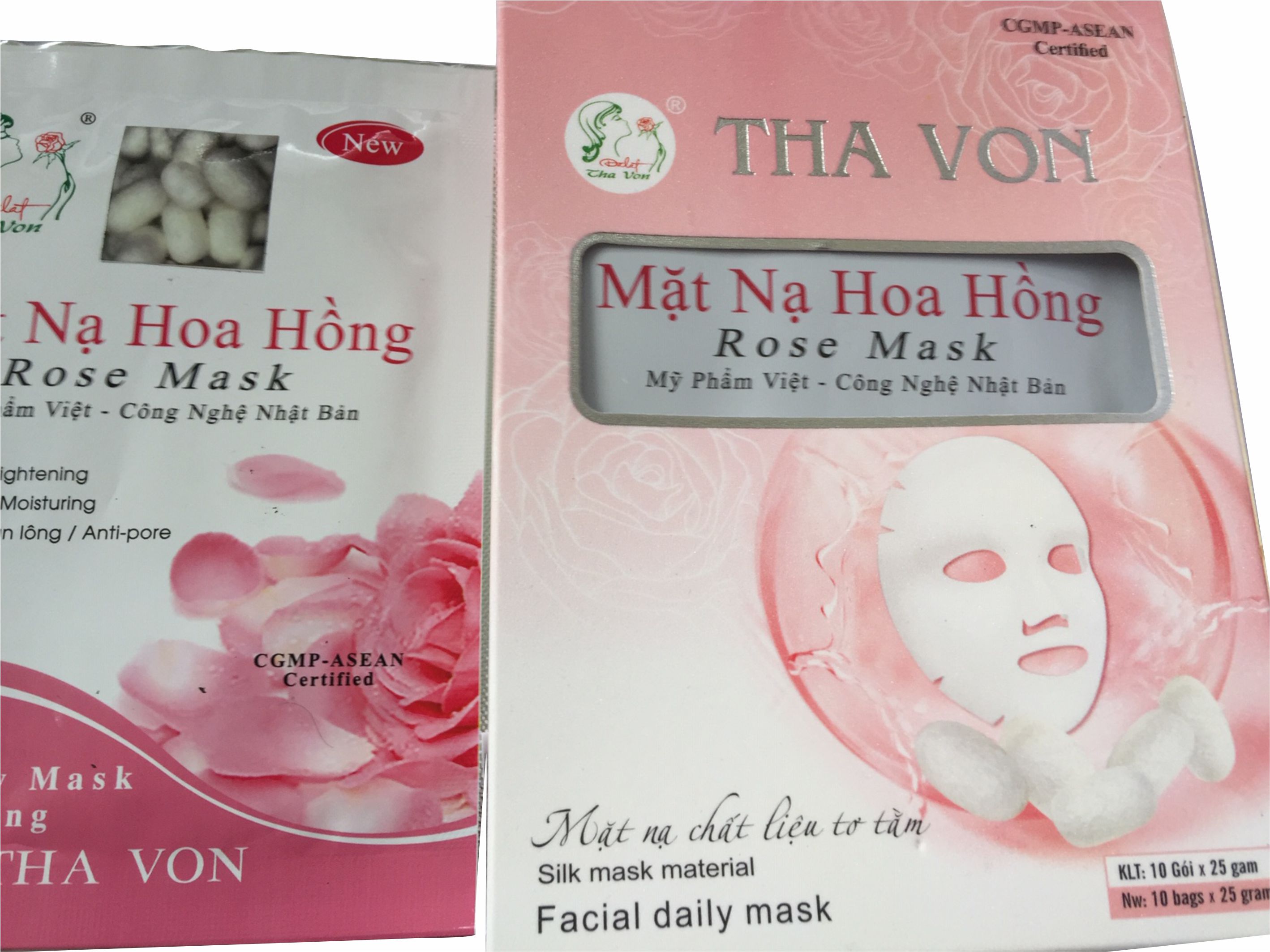 Mặt Nạ Hoa Hồng hộp 10 gói 