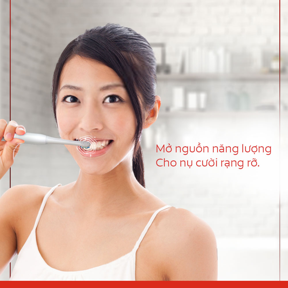 Bàn chải điện thông minh dùng pin Colgate B150 tặng bộ 8 kem đánh răng làm trắng sáng răng