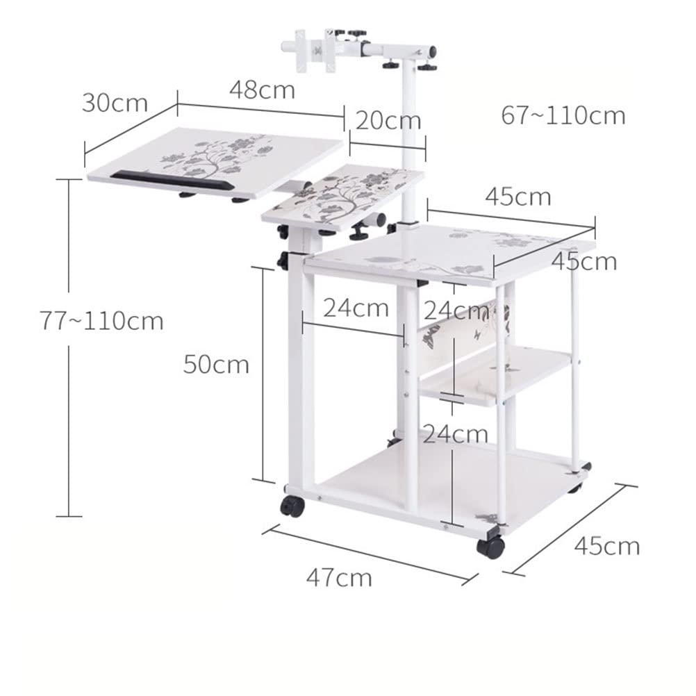 Bàn Máy Tính Di Động Life Doctrine Chỉnh Xoay Stand Lazy Computer Desk Bed