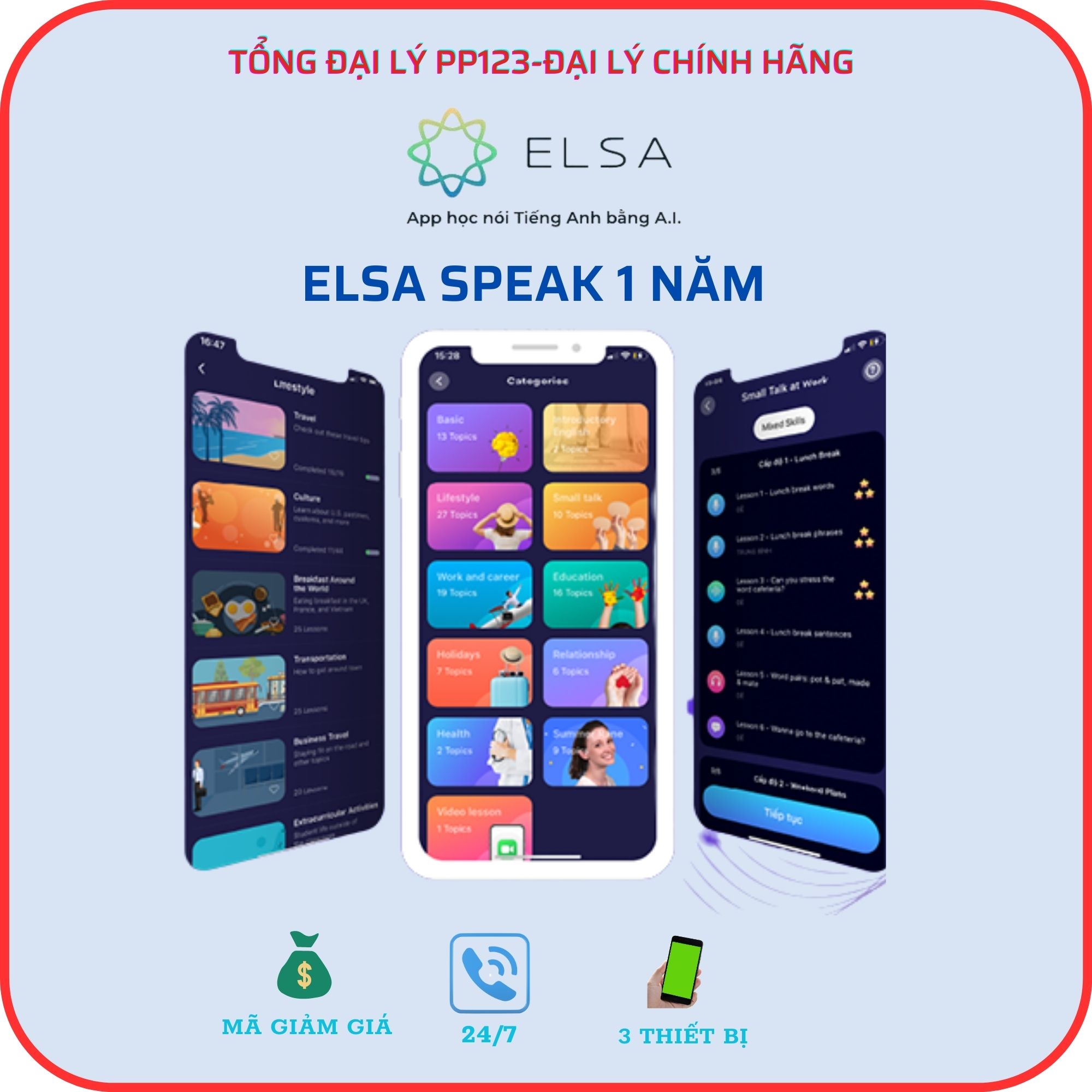 Hình ảnh ELSA Speak Pro 1 năm- Phần mềm tiếng Anh Online chất lượng cao