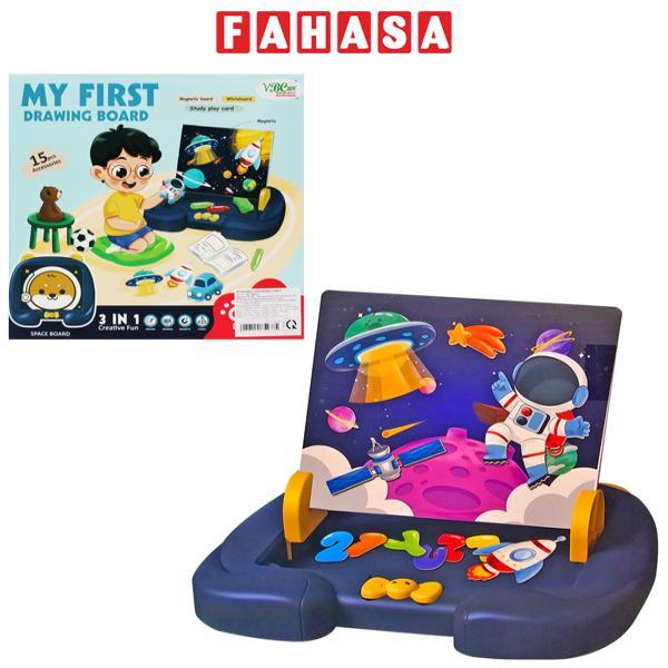 Đồ Chơi Bảng Vẽ Kèm Bút Lông Và Chữ Số Space Board - My First Drawing Board 3in1 - VBC-050-64