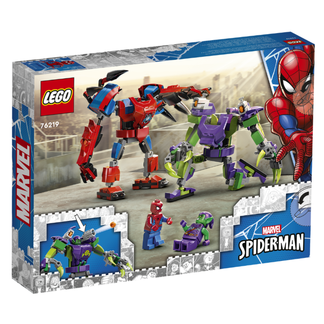 Đồ Chơi Lắp Ráp - LEGO Super Heroes 76219 Người Nhện đối đầu Yêu Tinh Xanh (296 chi tiết)