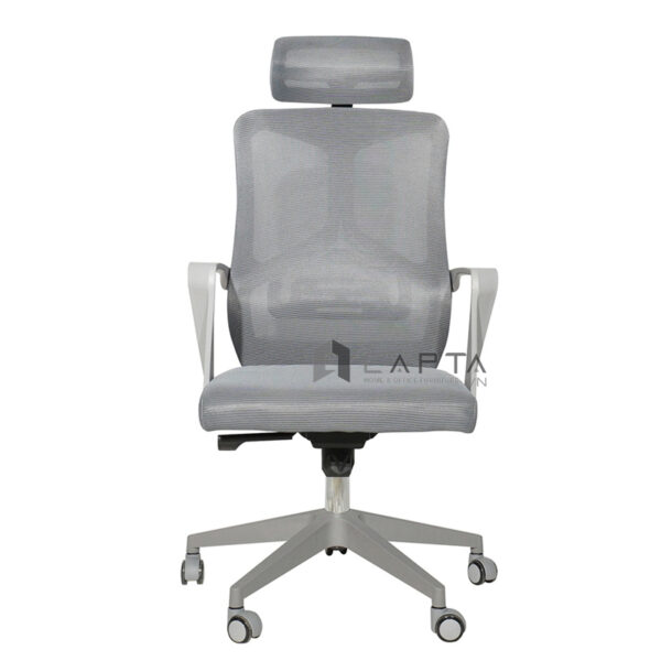 Ghế làm việc có tựa đầu CM4510-M Nội thất Capta Ghế xoay văn phòng lưng lưới cao khung và tay ghế nhựa nệm vải lưới 