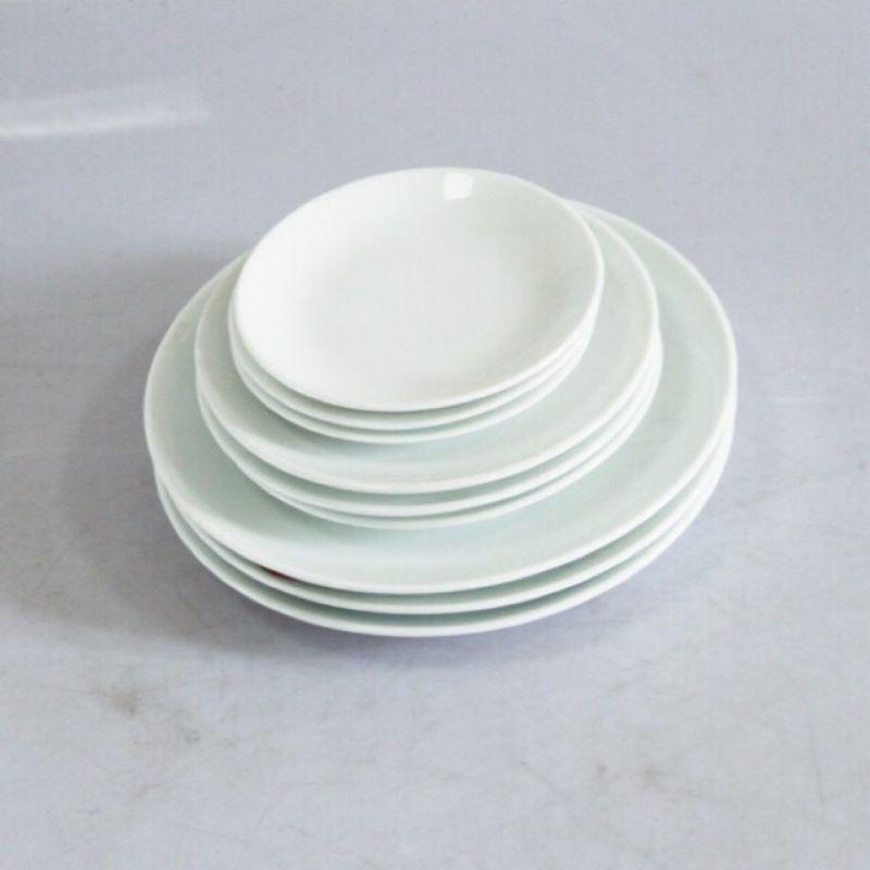 Đĩa sứ trắng sâu lòng hàng dày