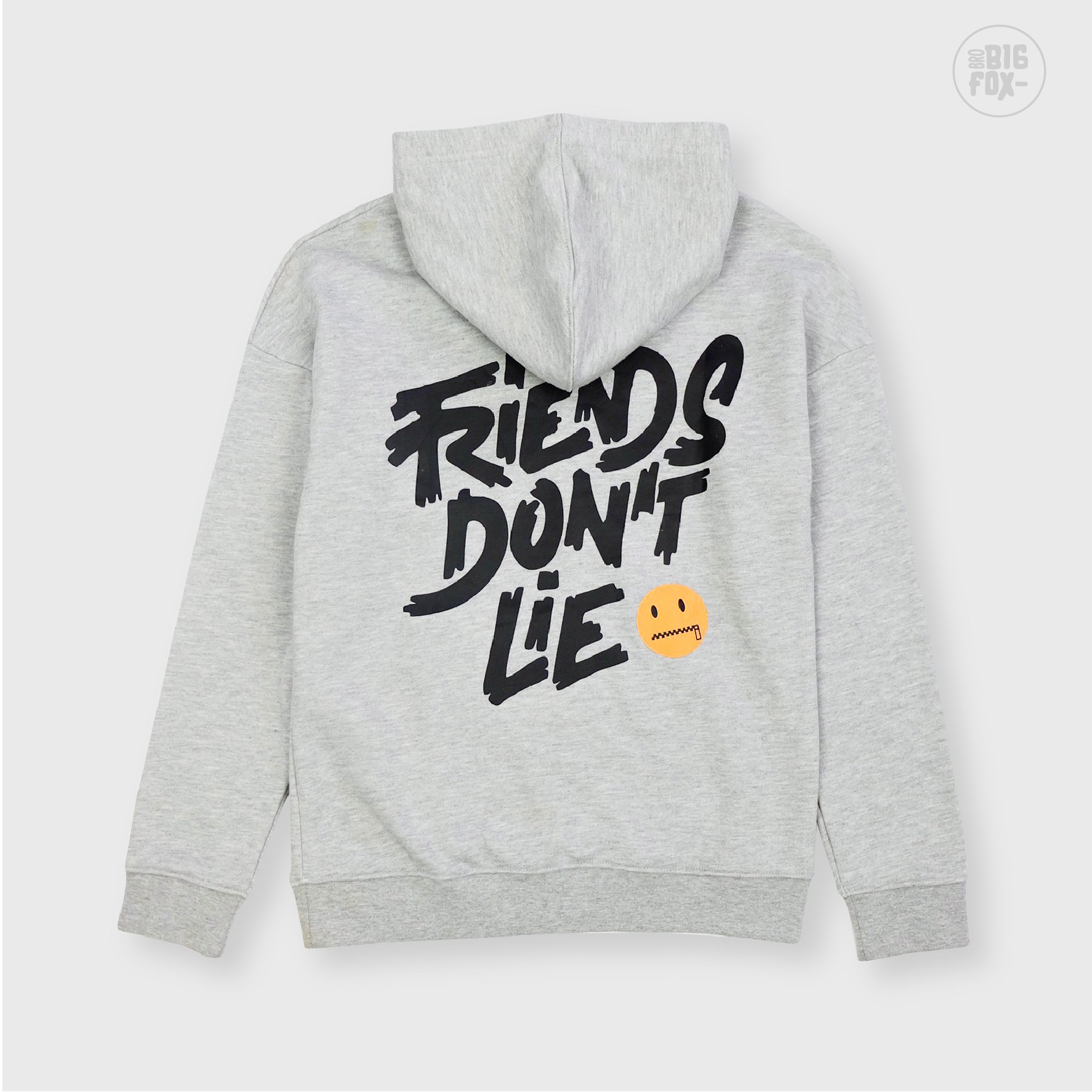 Áo bé trai BIGFOX - MISS MEOW thu đông, áo nỉ cho bé dài tay có mũ hoodie size đại friend dont lie 12-15 tuổi