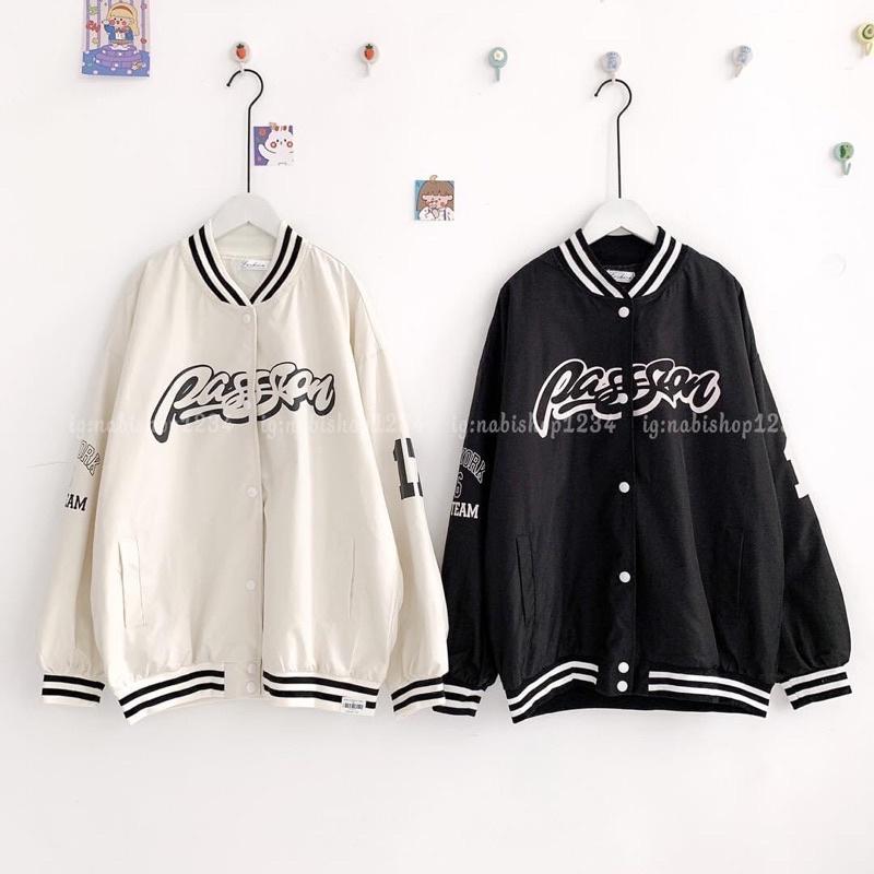 Áo khoác bomber bóng chày dù 2 lớp lót das unisex ulzzang nam nữ