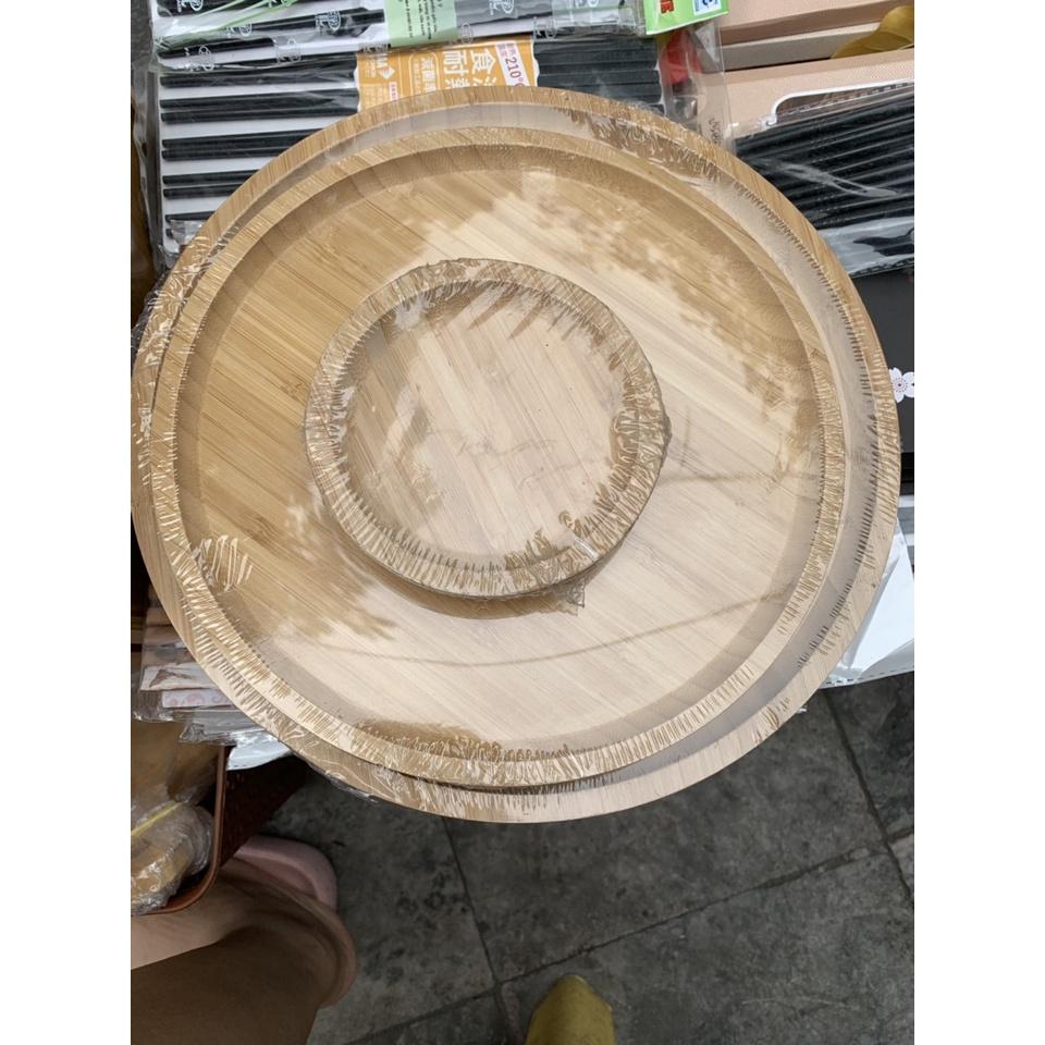 Khay Gỗ Tròn Decor Nhiều Kích Thước Siêu Rẻ