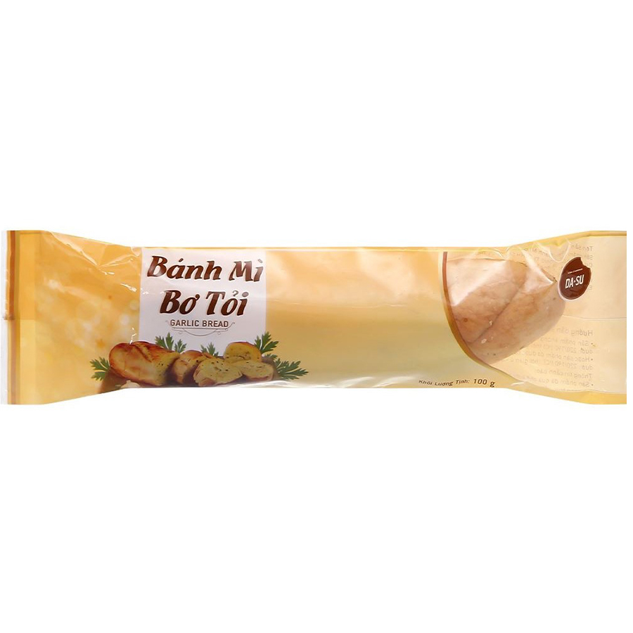 Bánh Mì Bơ Tỏi Da Su Đông Lạnh 100g