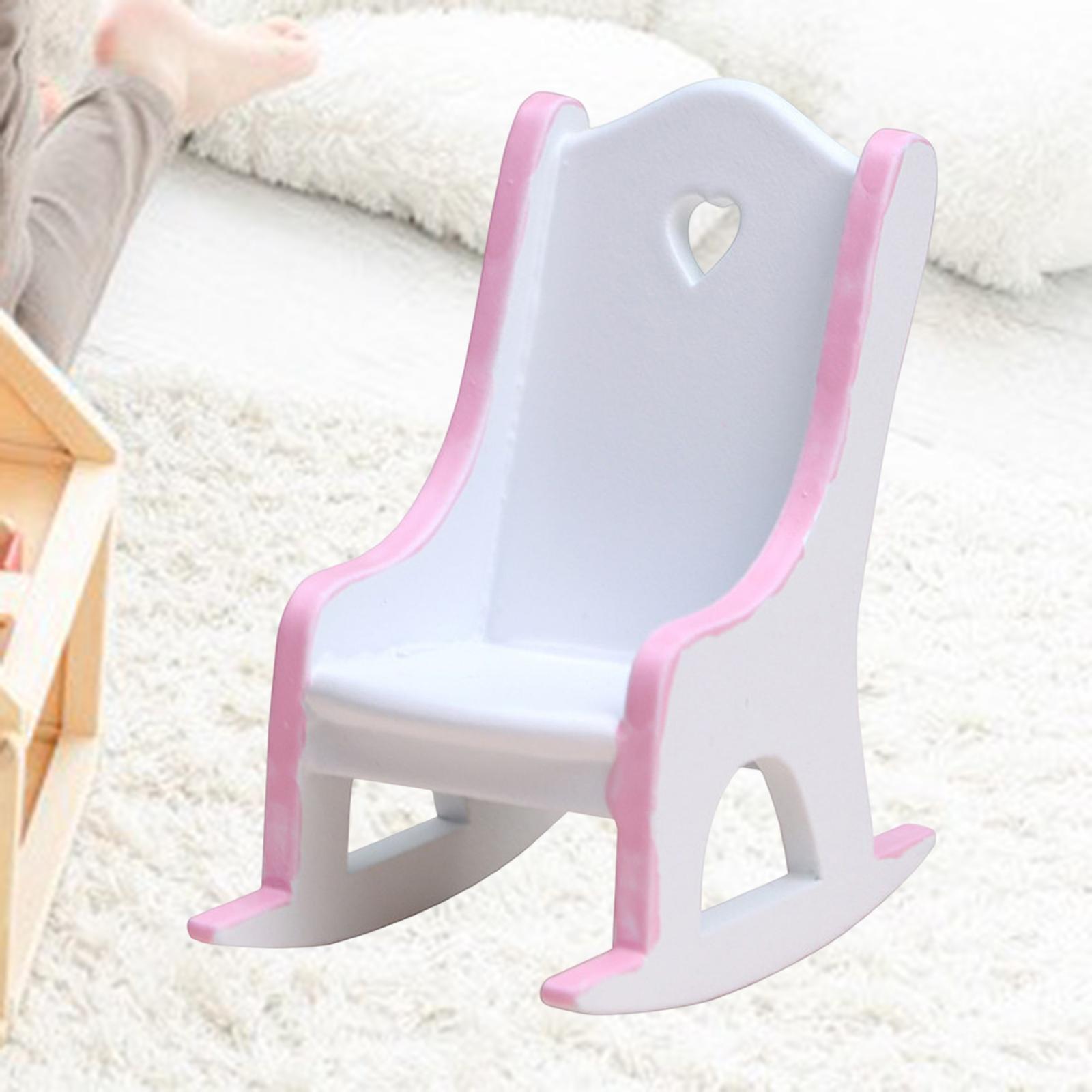 DIY Miniature Dollhouse Dollhouse Model Chairs Delicate for Accessories