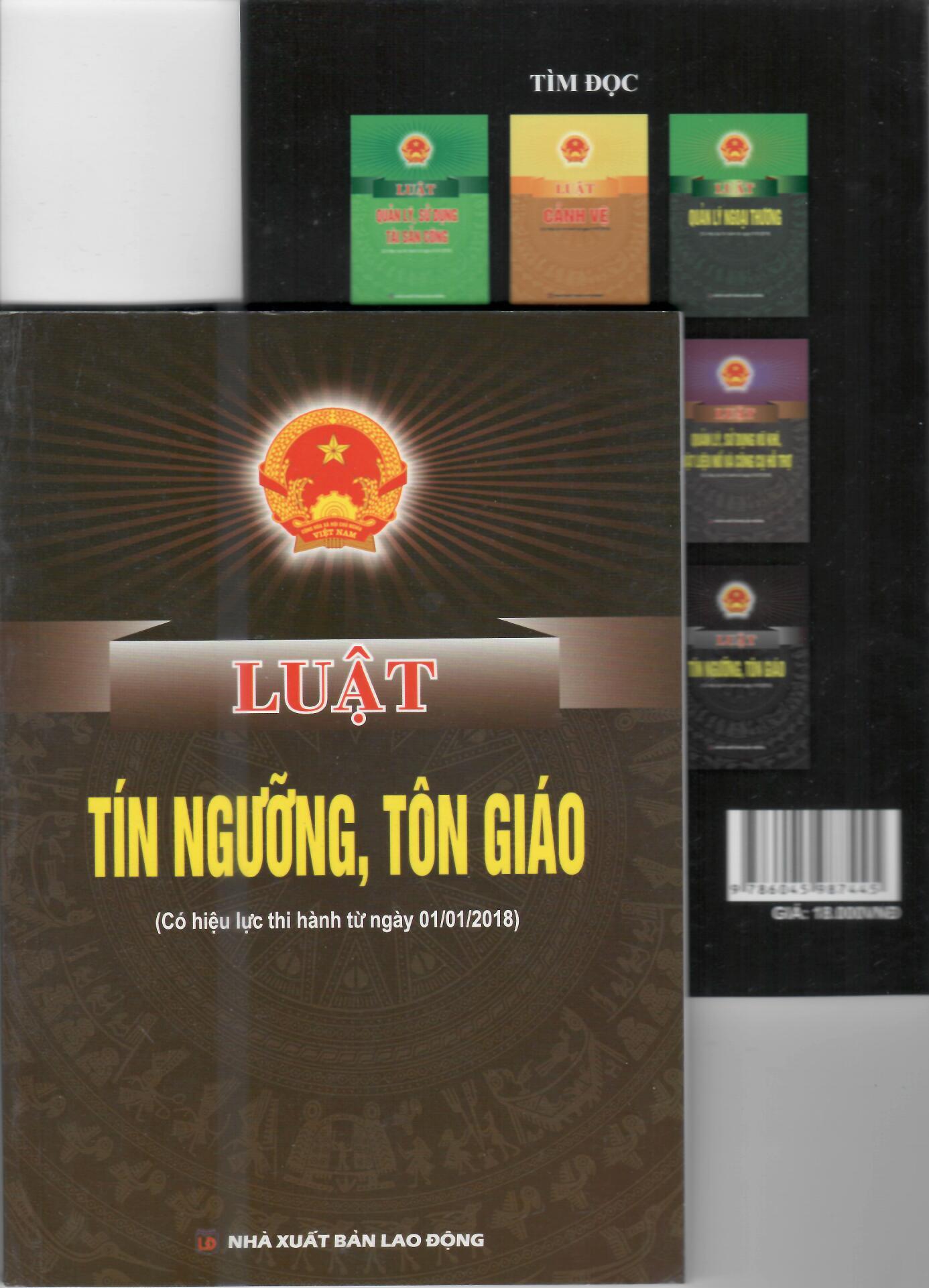 LUẬT TÍN NGƯỠNG TÔN GIÁO NĂM 2018