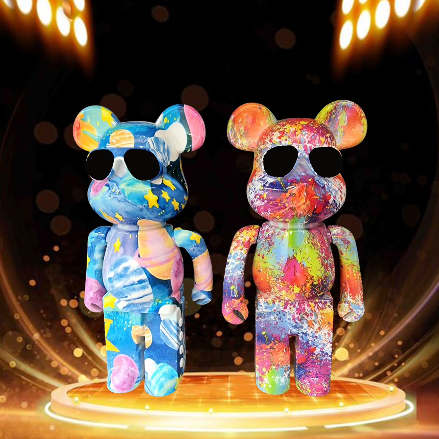 Loa Bluetooth Bearbrick KAWS B5 Plus - Loa không dây Mini Decor Để Bàn Trang Trí Sang trọng - Âm Thanh Stereo To Trầm Âm - Hàng chính hãng