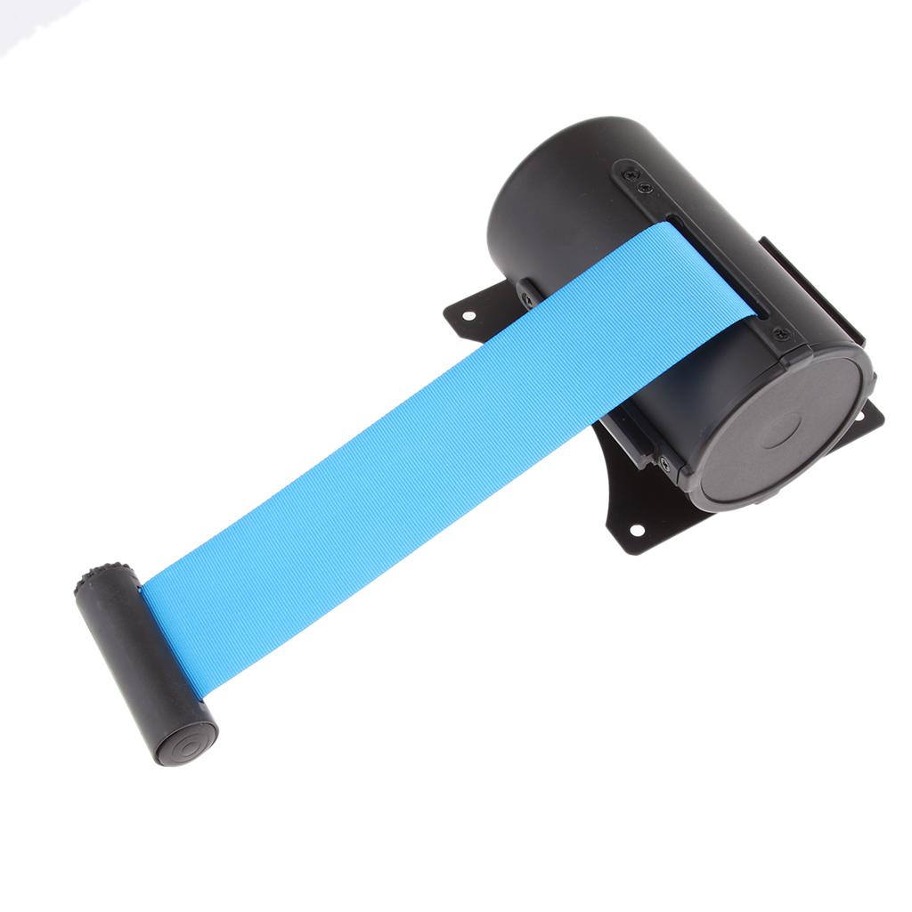 2m Treo Tường Stanchion Queue Barrier Mở Rộng Vành đai Có Thể Thu Vào