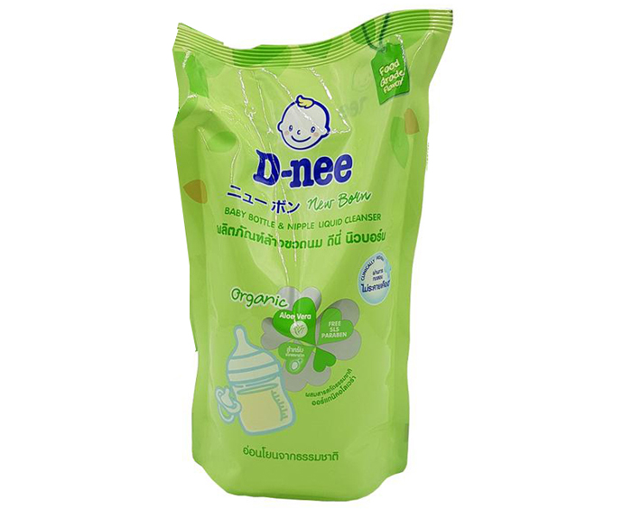 Nước rửa bình sữa D-nee Organic túi 550ml