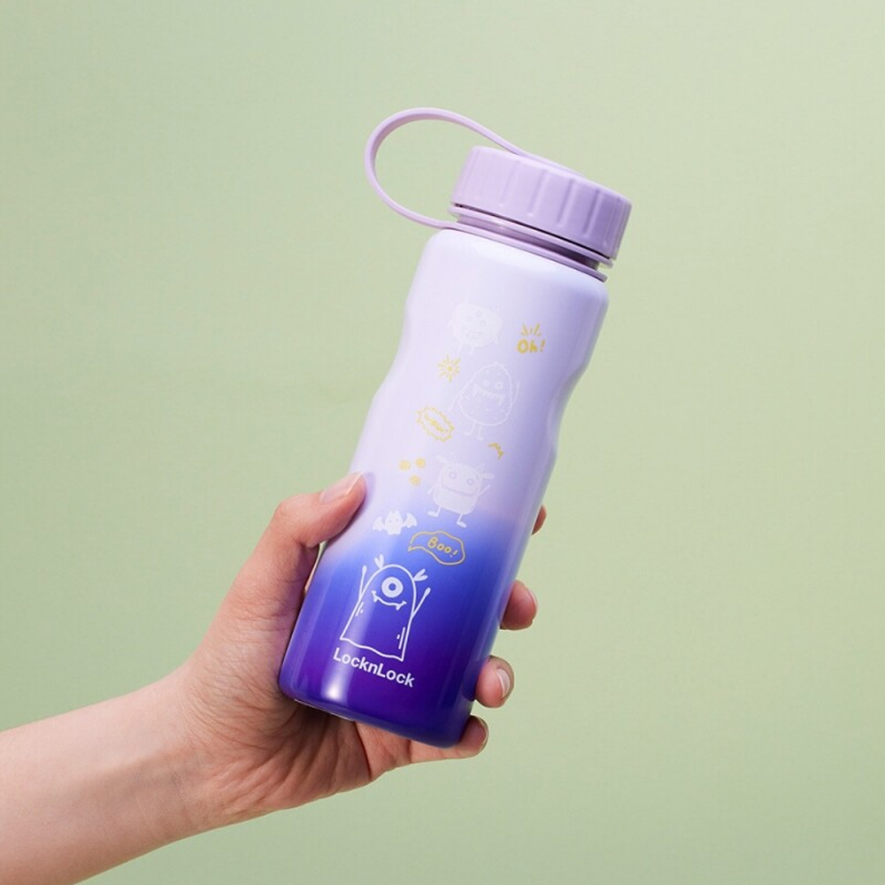 Bình Nước LocknLock 500ml LHC7005 Đổi Màu Theo Nhiệt Độ, Hàng Chính Hãng, Thép Không Gỉ - JoyMall