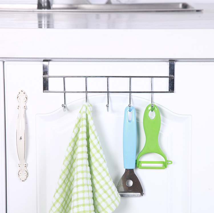 Móc Inox Treo Đồ Gắn Tủ Bếp , Giá Treo Đồ Kệ Để Chén , Móc Treo Đồ Phòng Tắm hoặc Phòng Bếp RiBi - Hàng Chính Hãng