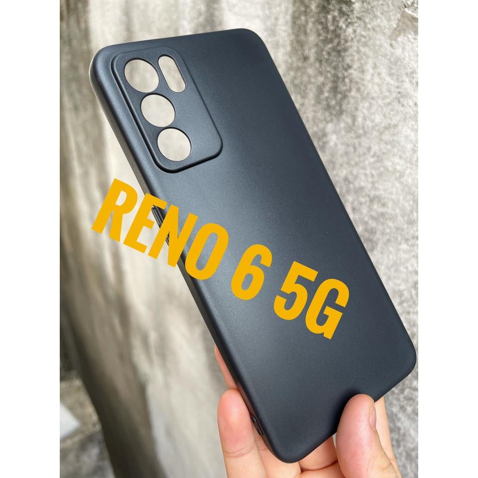 Ốp Lưng TPU Cho Oppo Reno 6 5G dẻo đen, bảo vệ Camera