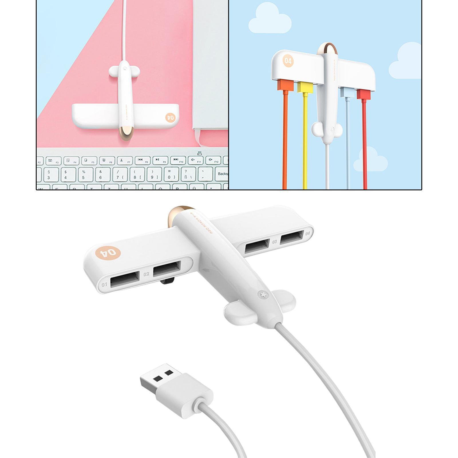 USB Hub Splitter Multiport USB for Laptop PC Portable for Home Travel Office