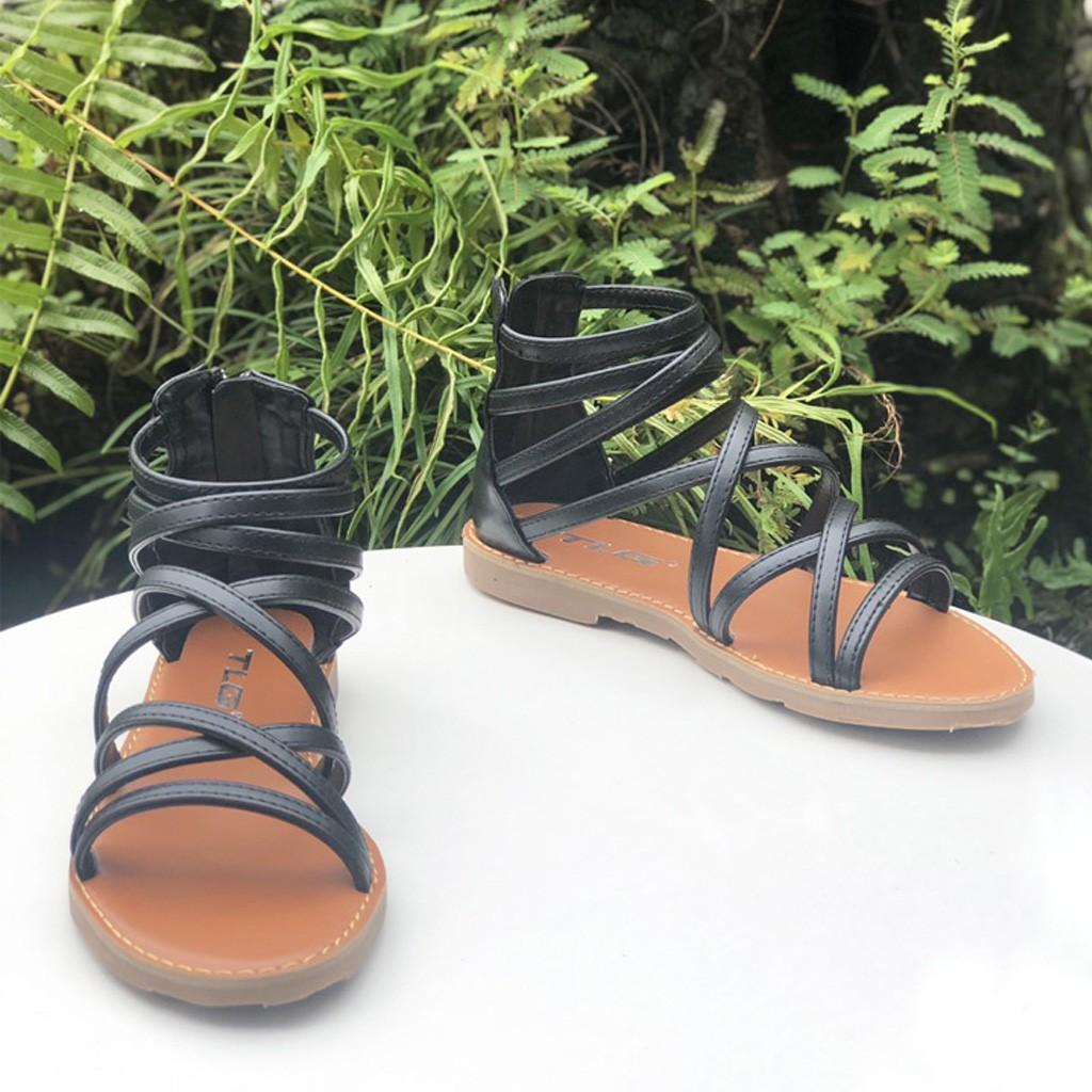 Sandal nữ kéo khóa hot trend 2020 trẻ trung năng động 21430