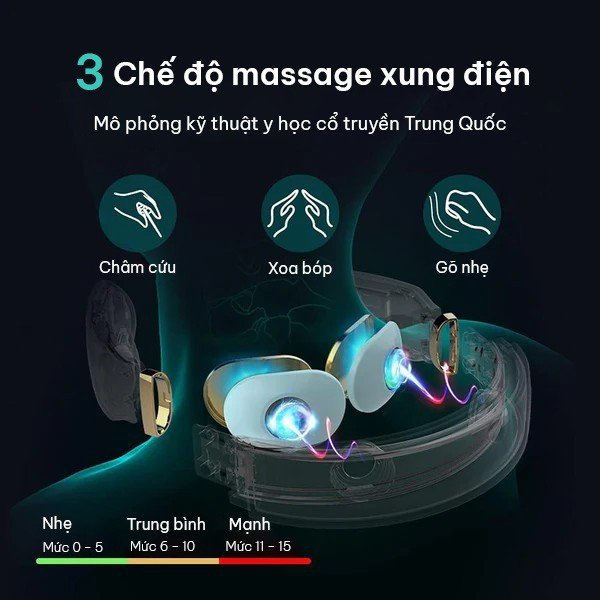 Máy massage cổ SKG 4098E công nghệ xung điện TENS - Hàng chính hãng