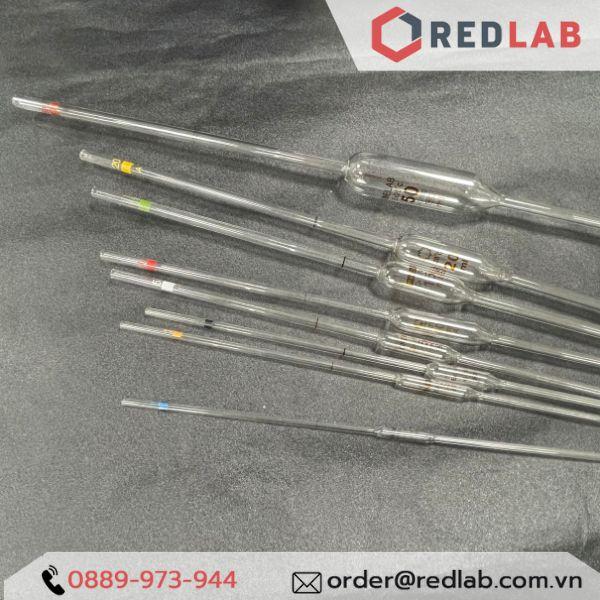 Pipet bầu thuỷ tinh 1 vạch 1ml 2 3 5 10 20 25 50 ml ONELAB Volumetric Pipette