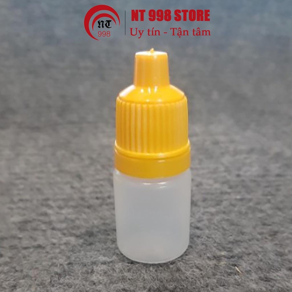 Lọ nhựa rỗng 5ml (combo 100 lọ) đựng nước nhỏ mắt bao gồm nắp có garanti , Chai nhựa 5ml triết dung dịch