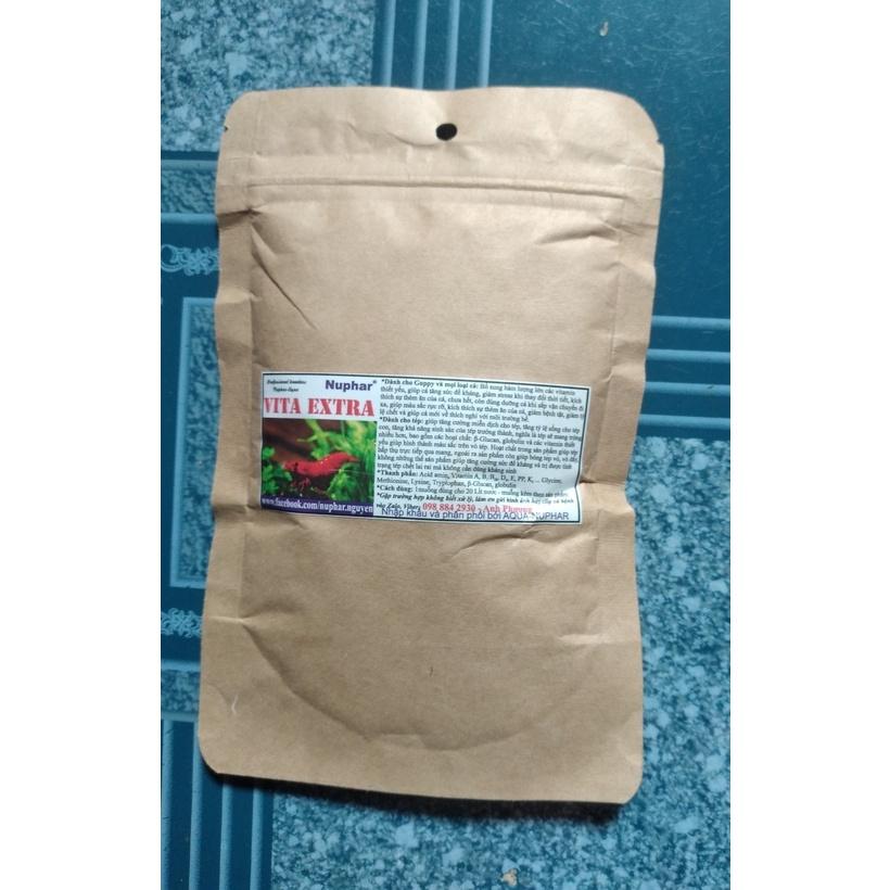 Nuphar Vita Extra - Tăng cường vitamin cho cá và tép - túi 100g