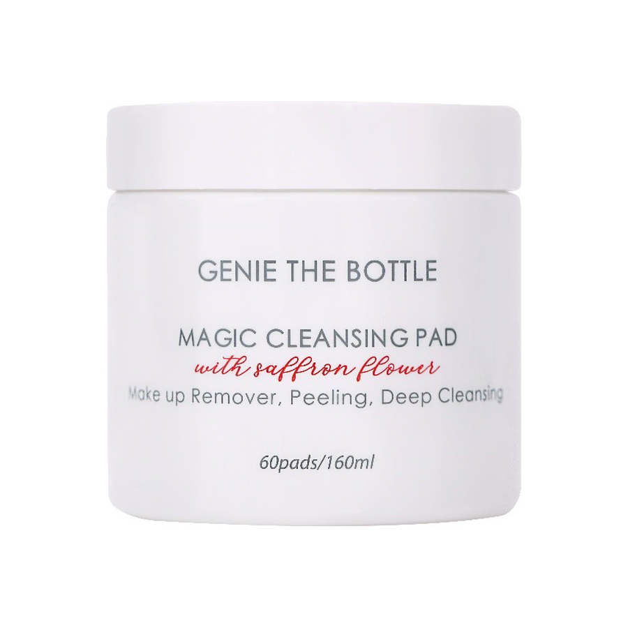 Miếng tẩy trang tẩy tế bào chết 2 trong 1 Genie The Bottle Magic Cleansing Pad