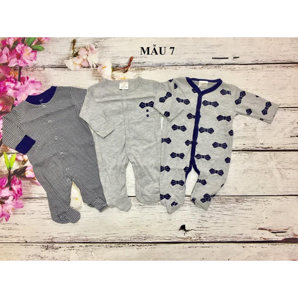Set 3c Body liền tất Little Duck bé trai MẪU MỚI