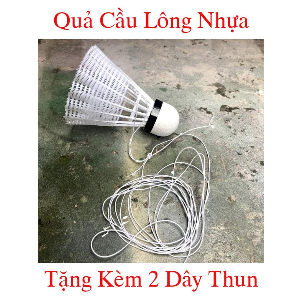 Quả Cầu Lông Nhựa + Tặng Kèm 2 Dây Thun Để Tập Phản Xạ