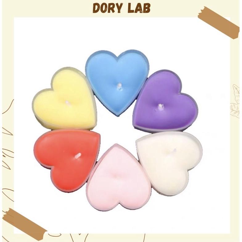 Nến Thơm Tealight Không Khói Handmade Nhiều Màu - Dory Lab
