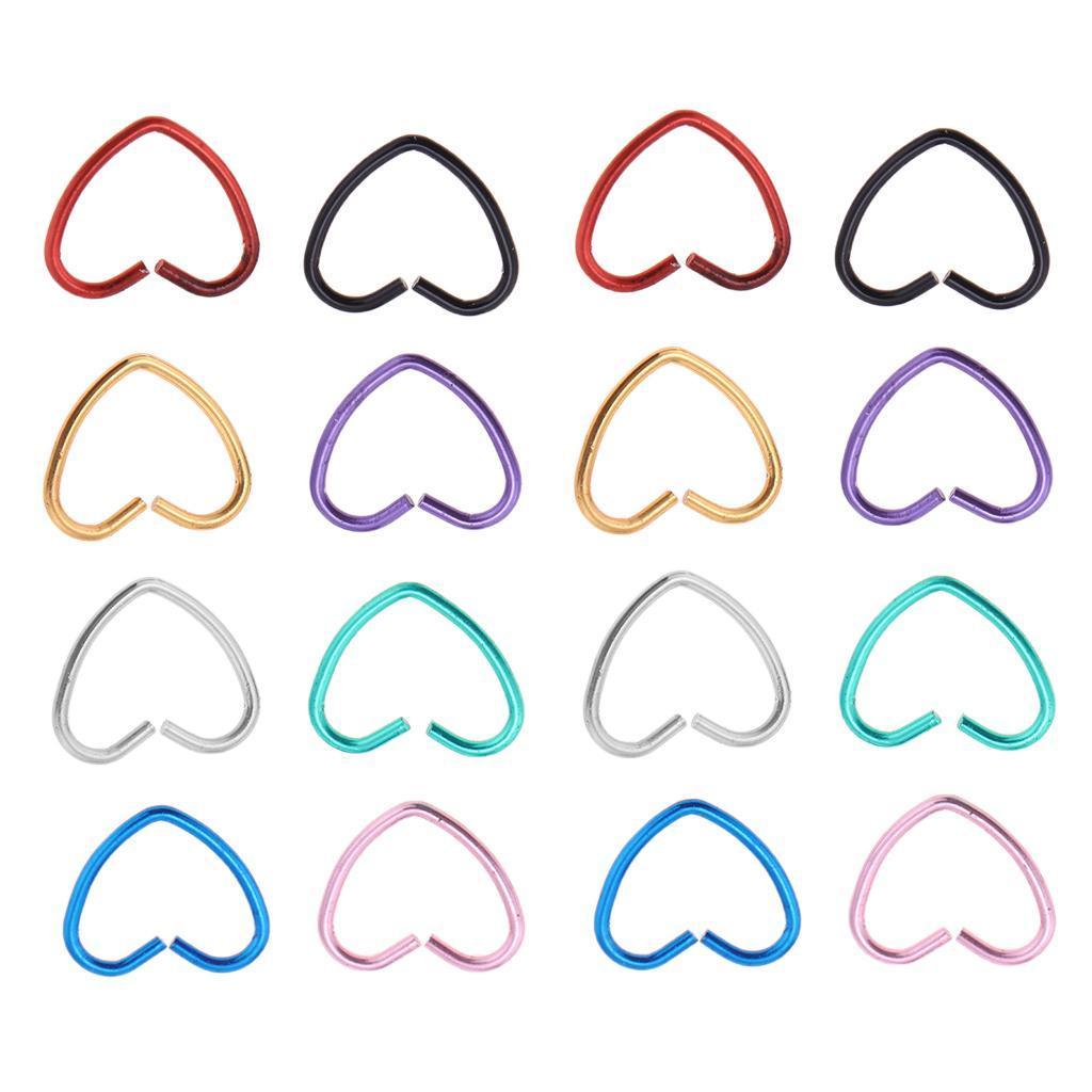 16pcs Stainless Steel Nose Labret Lip Rings Jewelry