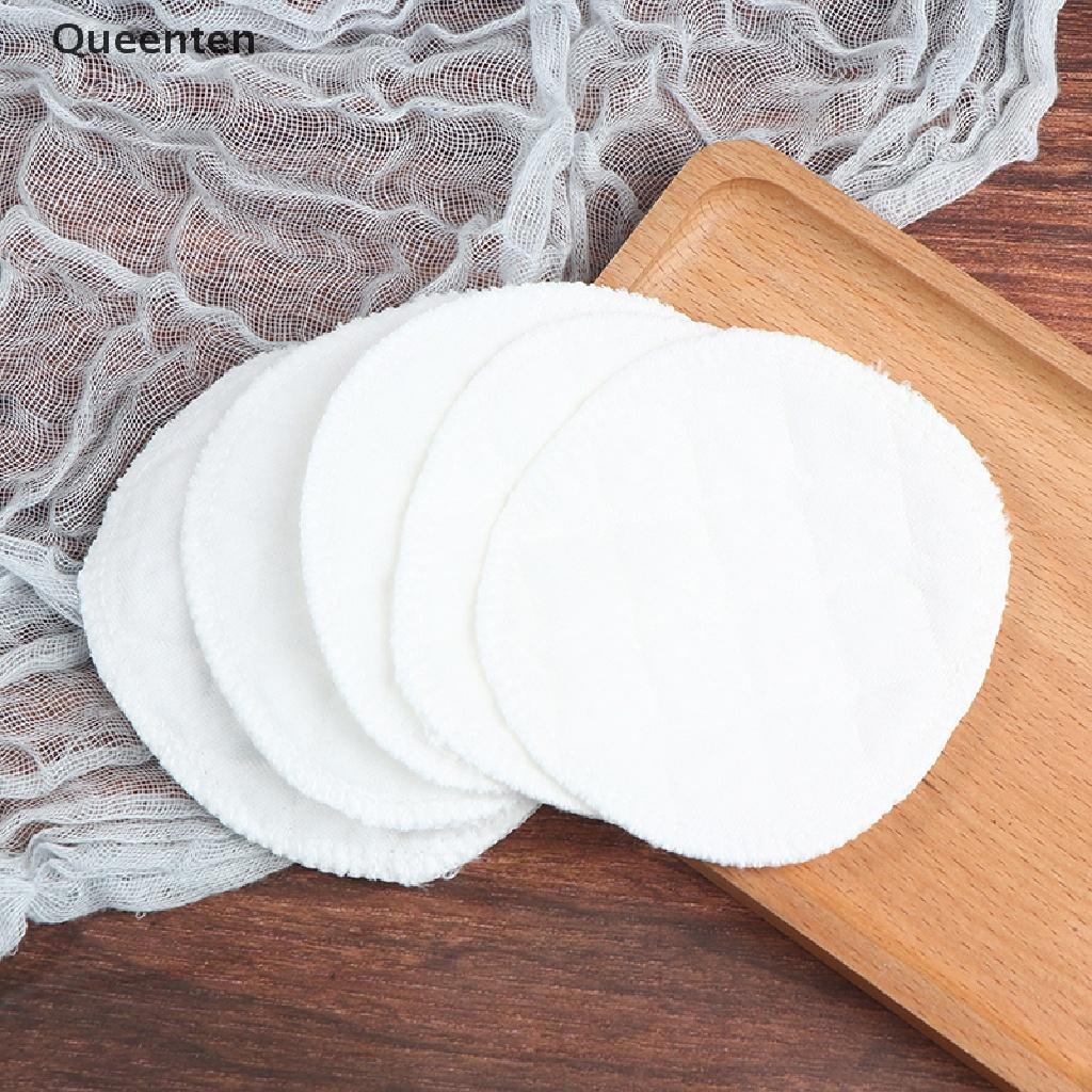 Queenten 20Pcs Reusable Cotton Pads Washable Makeup Remover Pad Soft Face Skin Cleaner QT