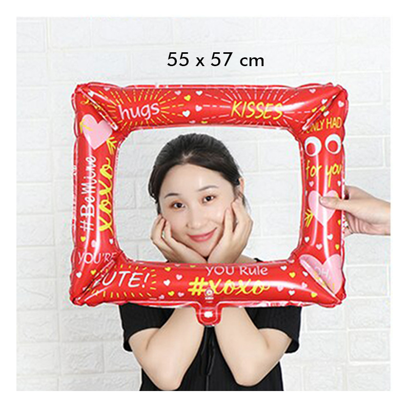 Khung hình bong bóng phụ kiện chụp ảnh, trang trí - Photo booth balloon