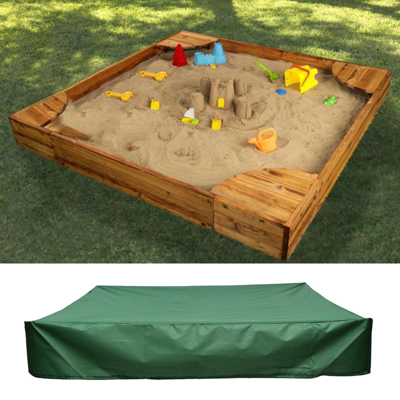 Square Sandbox Cover 1 Pcs Sandbox  for Traveling beach Toddlers
