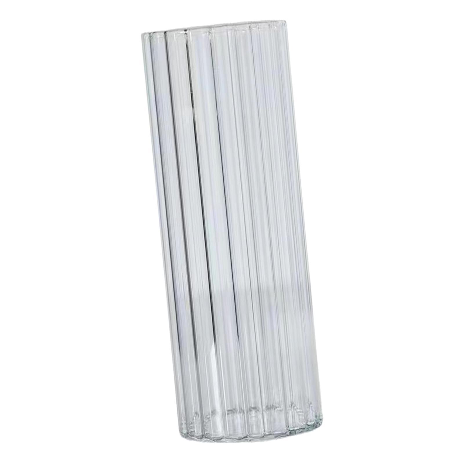 Glass Vases Glass Flower Vase Aesthetic Flowers Holder Dried Flower Container  Vase Terrarium Plant Holder for Dining Room Desktop